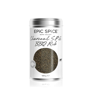 Epic Spice Charcoal S.P.G BBQ RUB - indeholder 120g